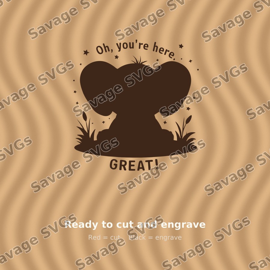 Oh You're Here Great Elephant