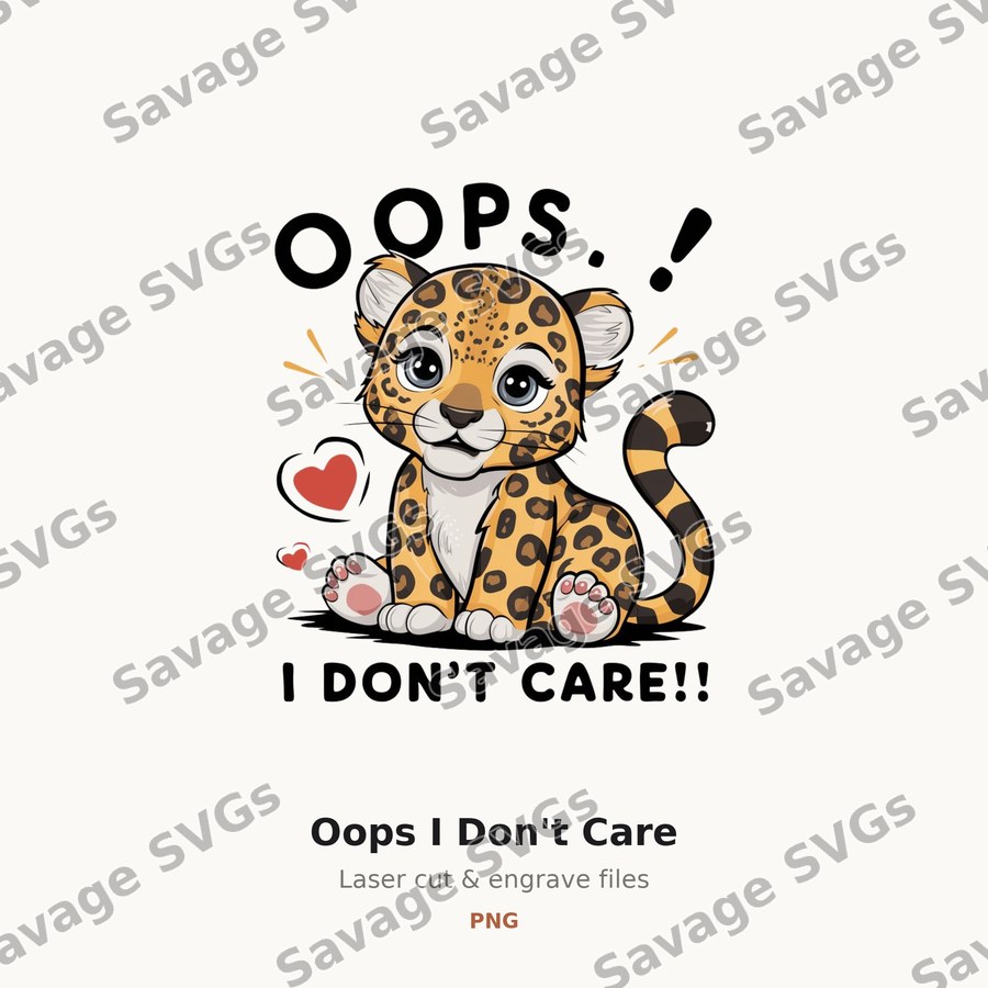 Oops I Don't Care