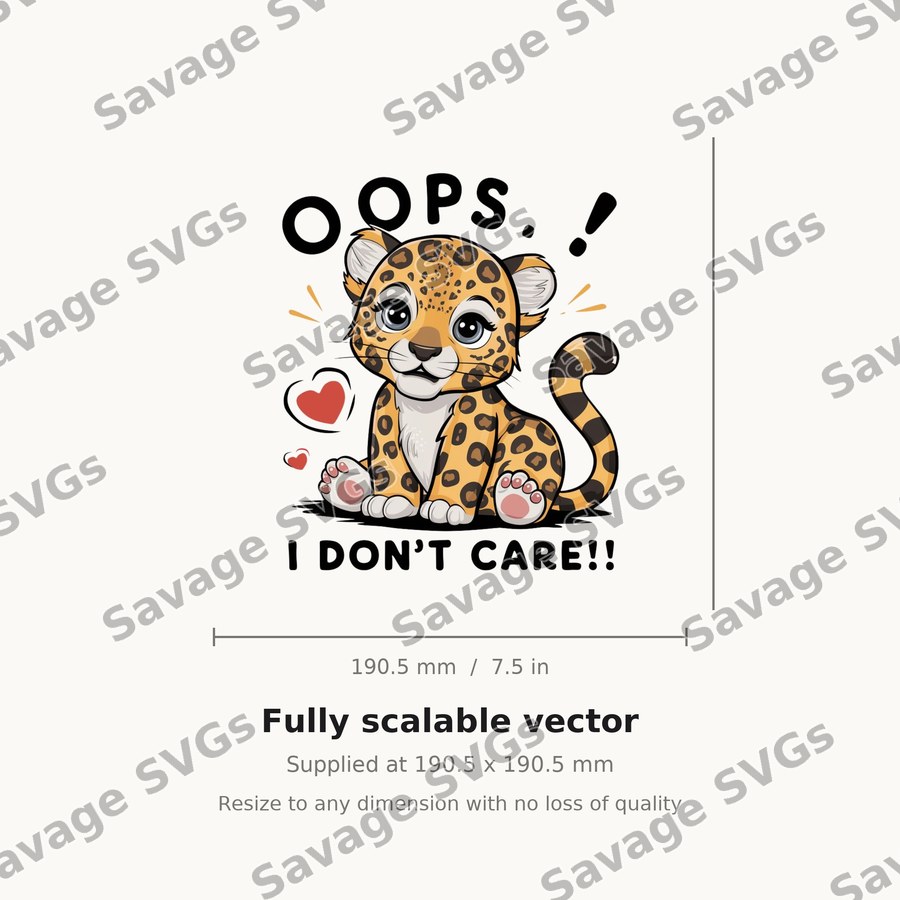Oops I Don't Care