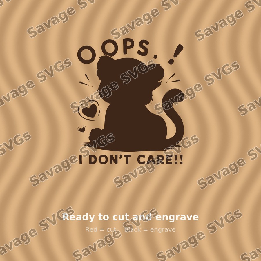 Oops I Don't Care