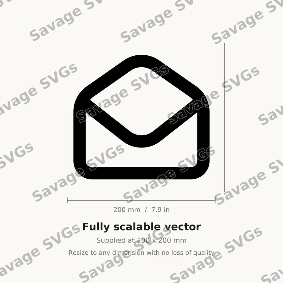 Open Envelope Icon