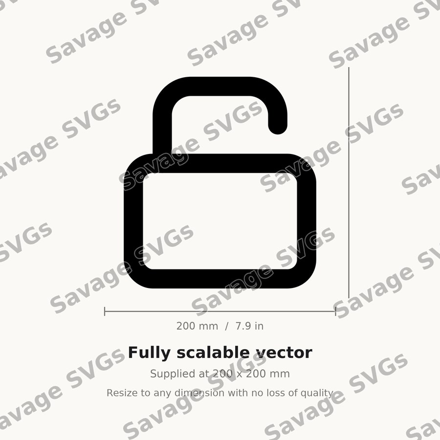 Open Padlock