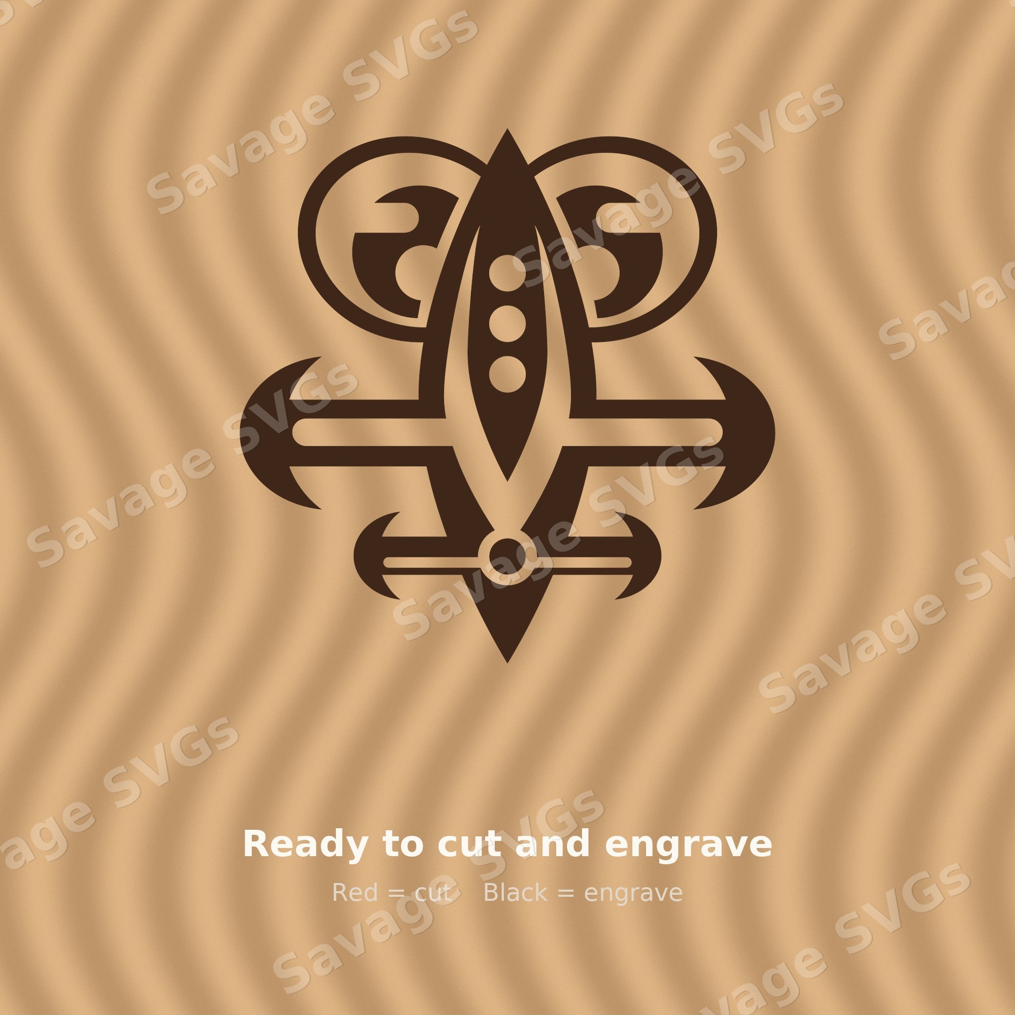 Ornate Fleur De Lis
