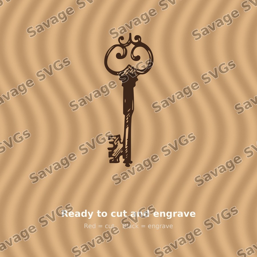 Ornate Vintage Skeleton Key