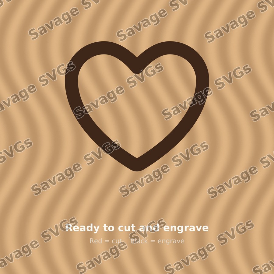 Outline Heart