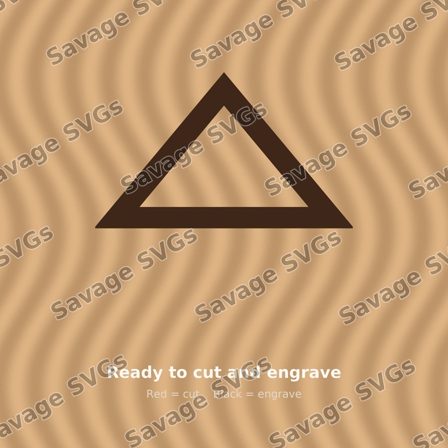 Outlined Triangle