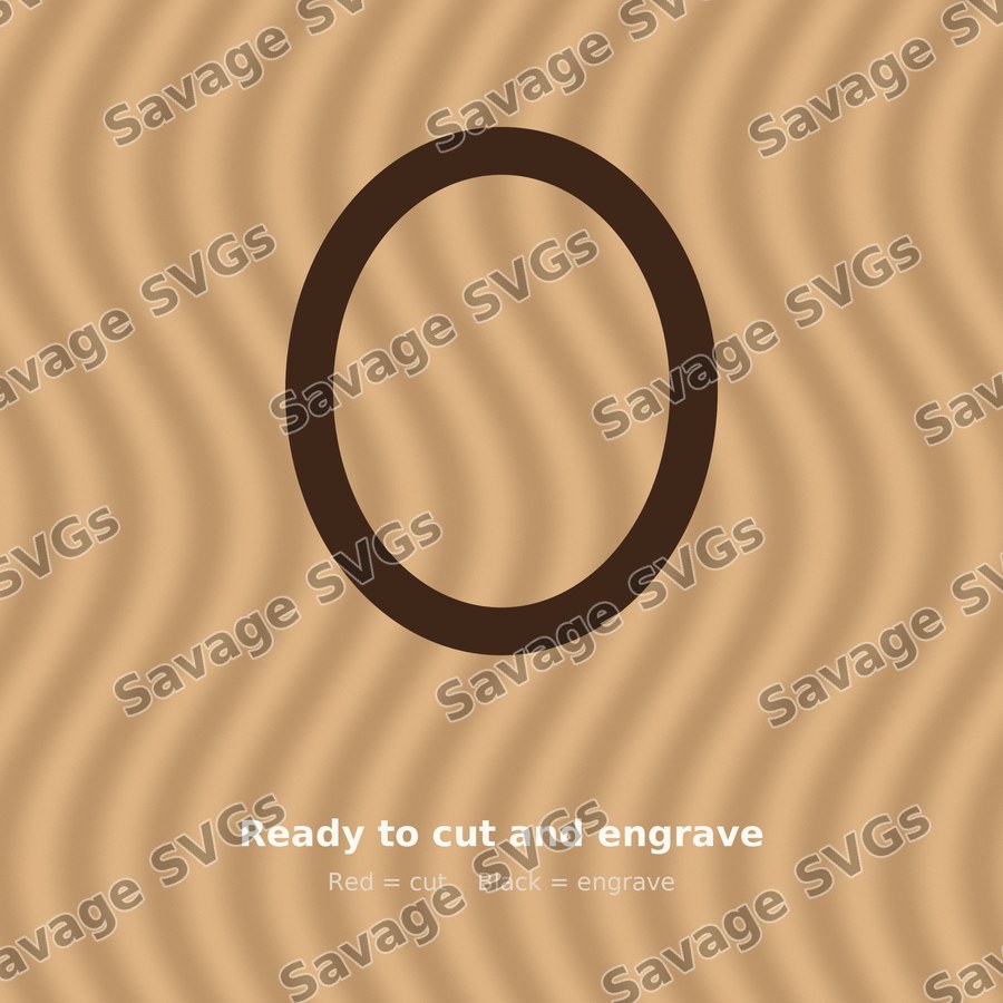 Oval Ring Outline