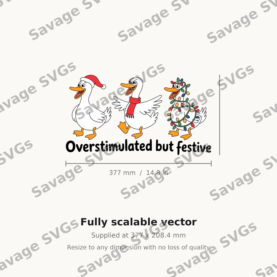 Overstimulated But Festive
