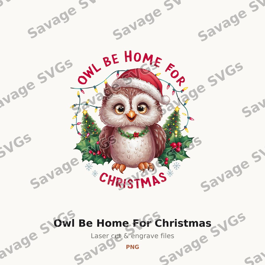 Owl Be Home For Christmas