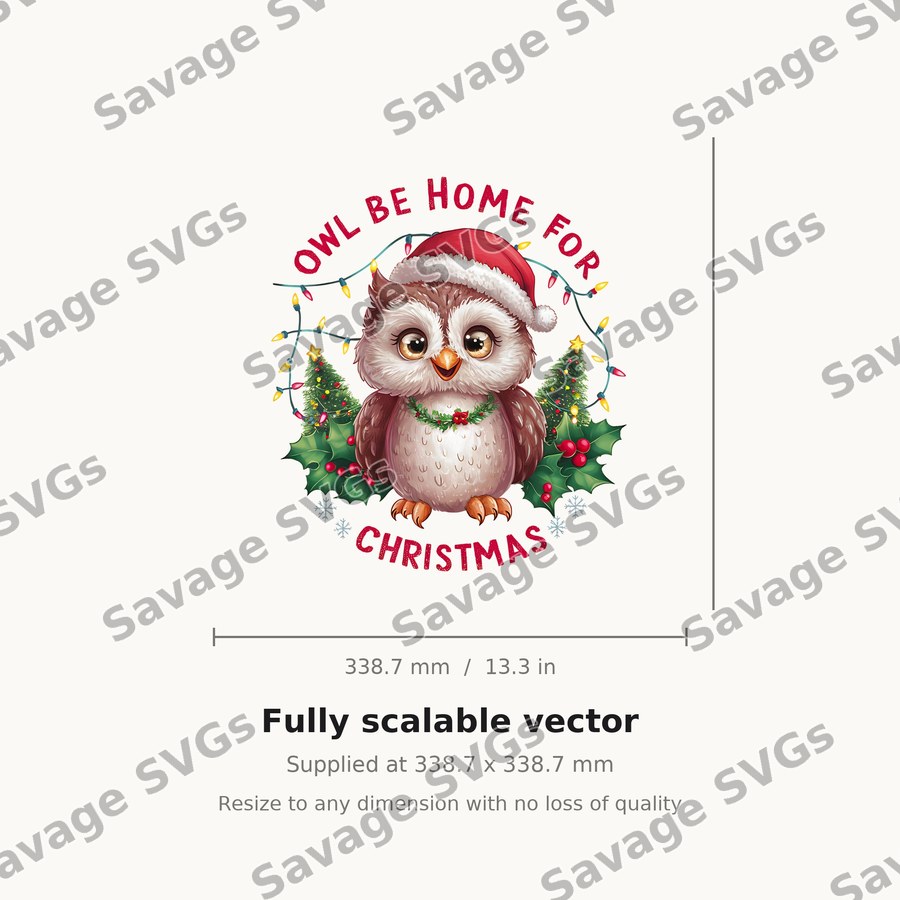 Owl Be Home For Christmas