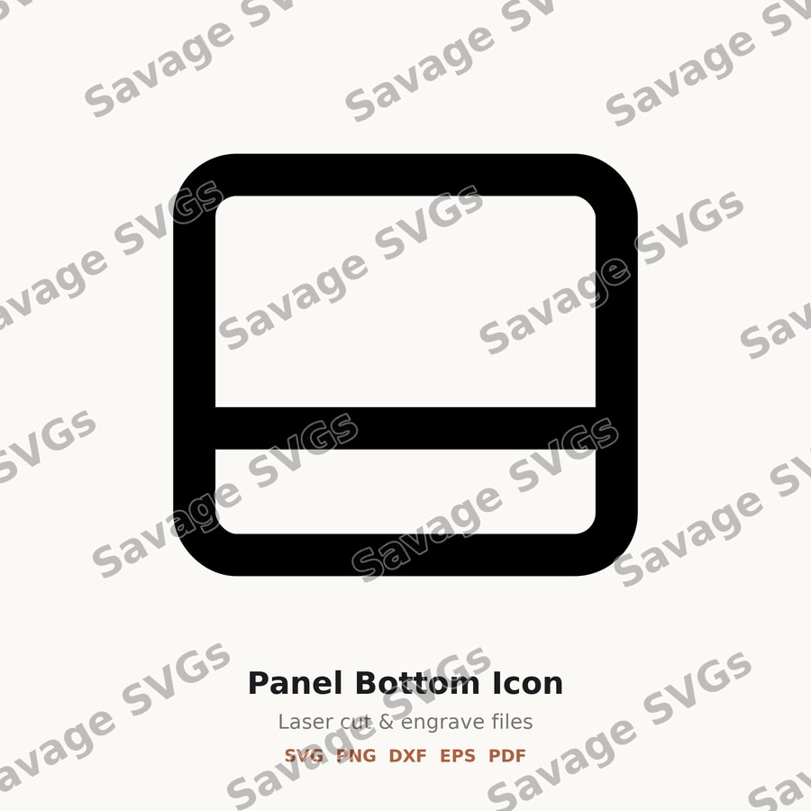 Panel Bottom Icon