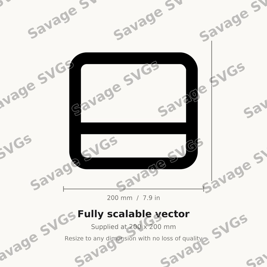 Panel Bottom Icon