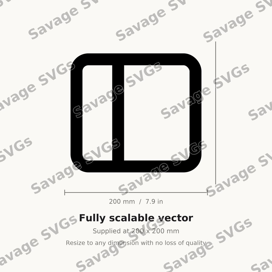 Panel Left Layout Icon