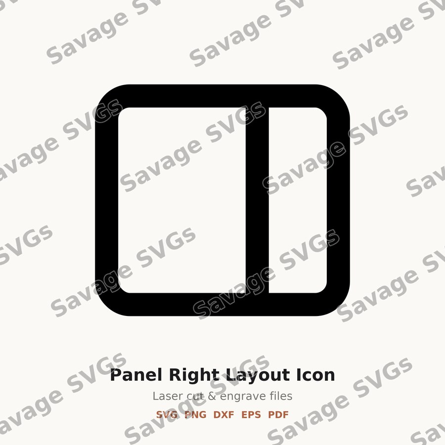Panel Right Layout Icon