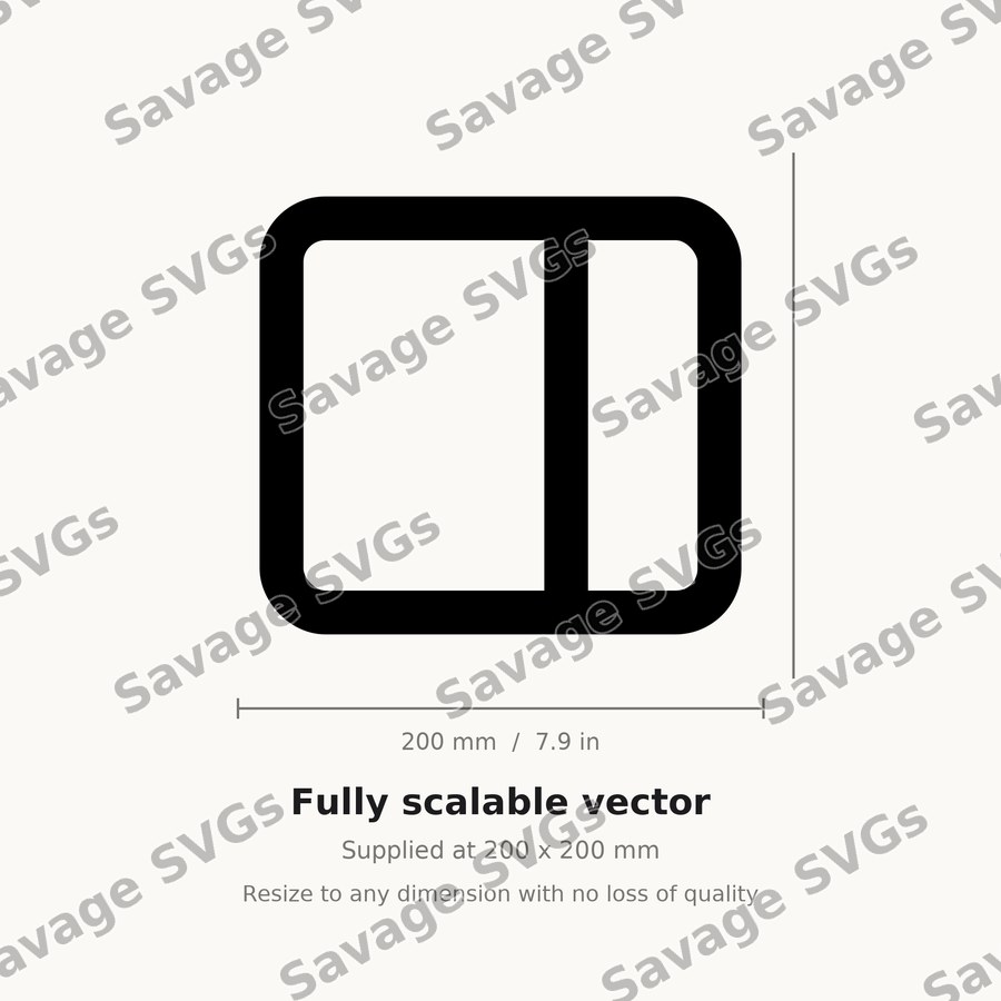 Panel Right Layout Icon