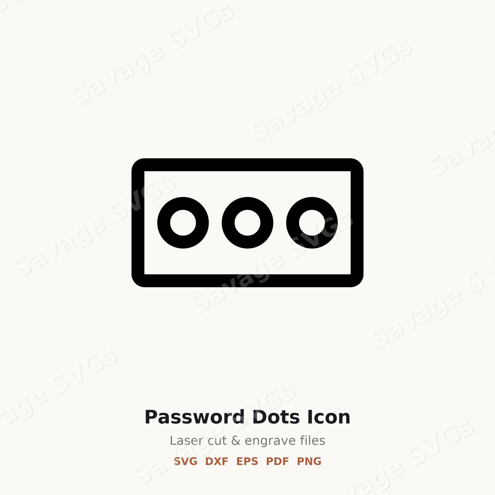 Password Dots Icon