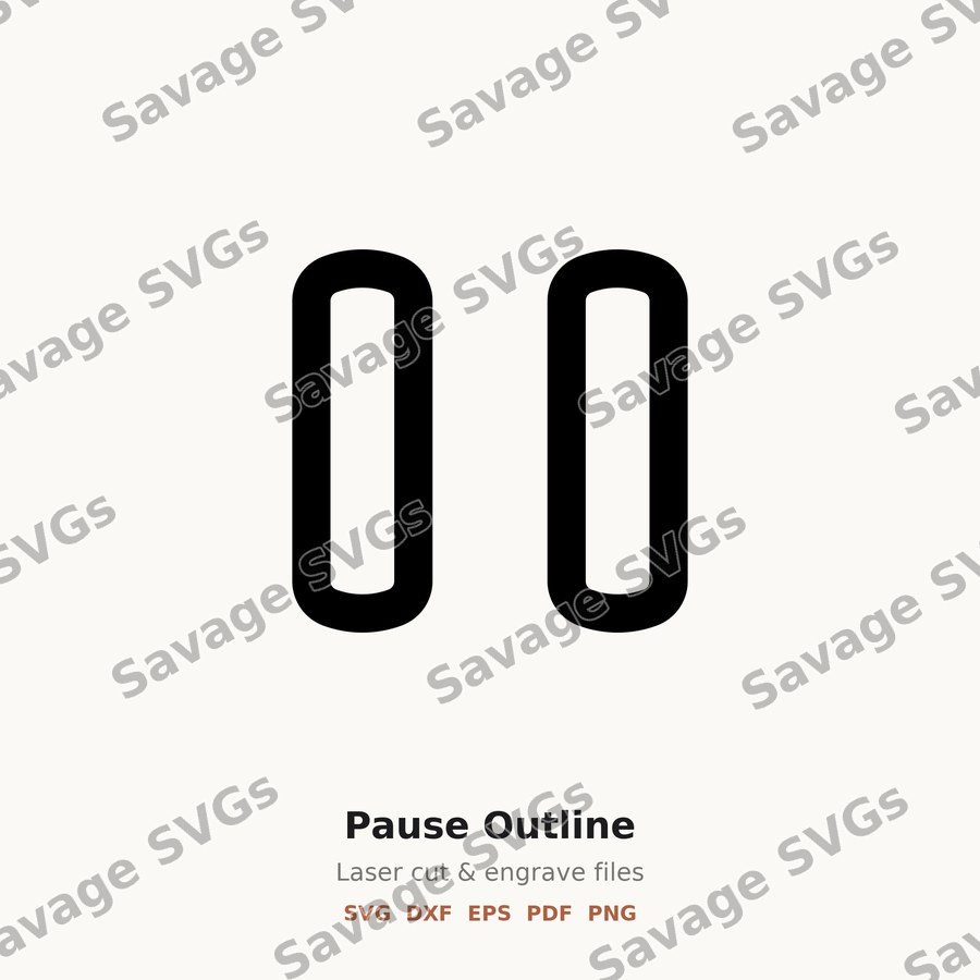Pause Outline
