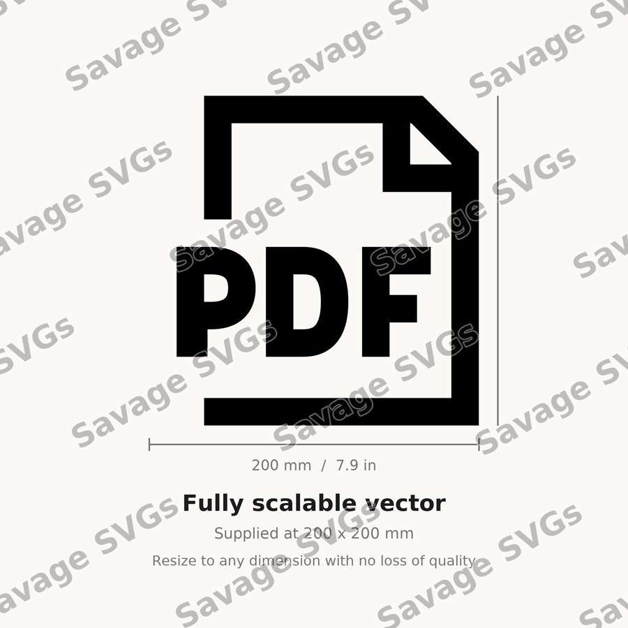 PDF File Icon