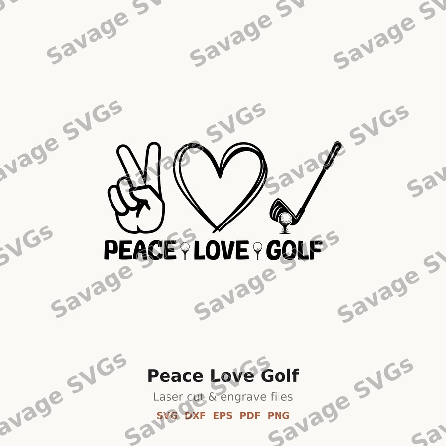 Peace Love Golf