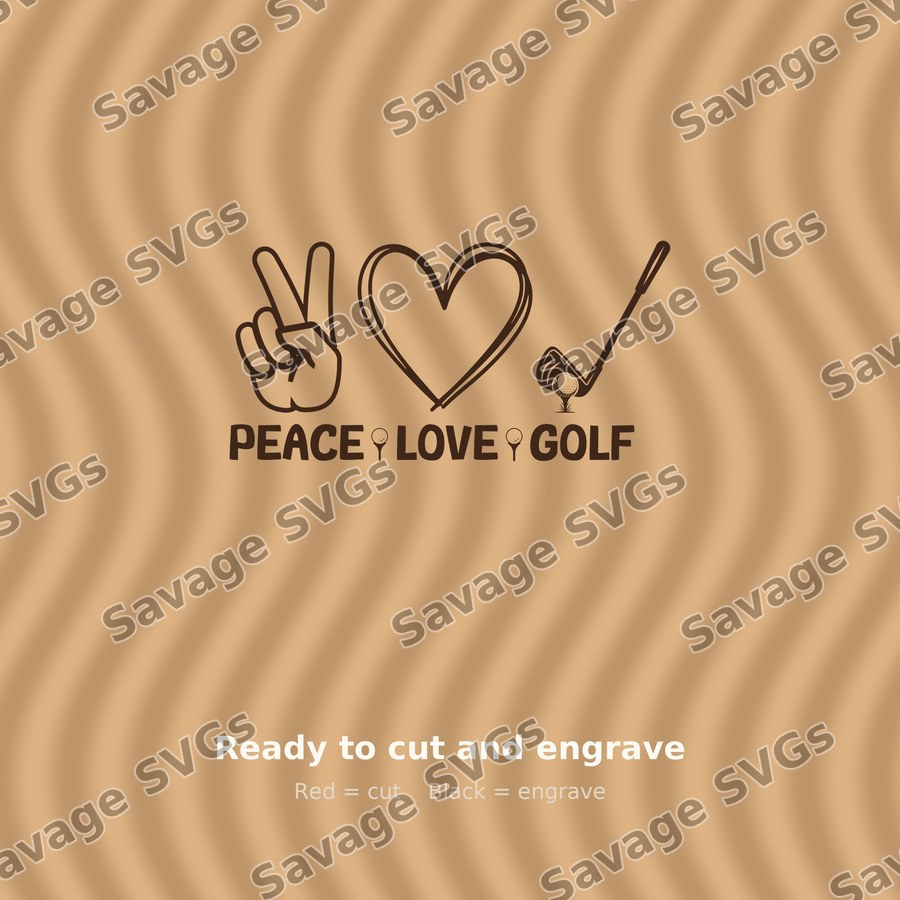Peace Love Golf