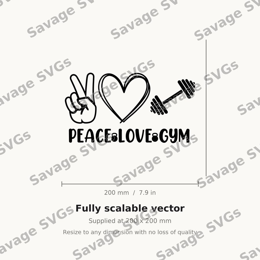 Peace Love Gym 01