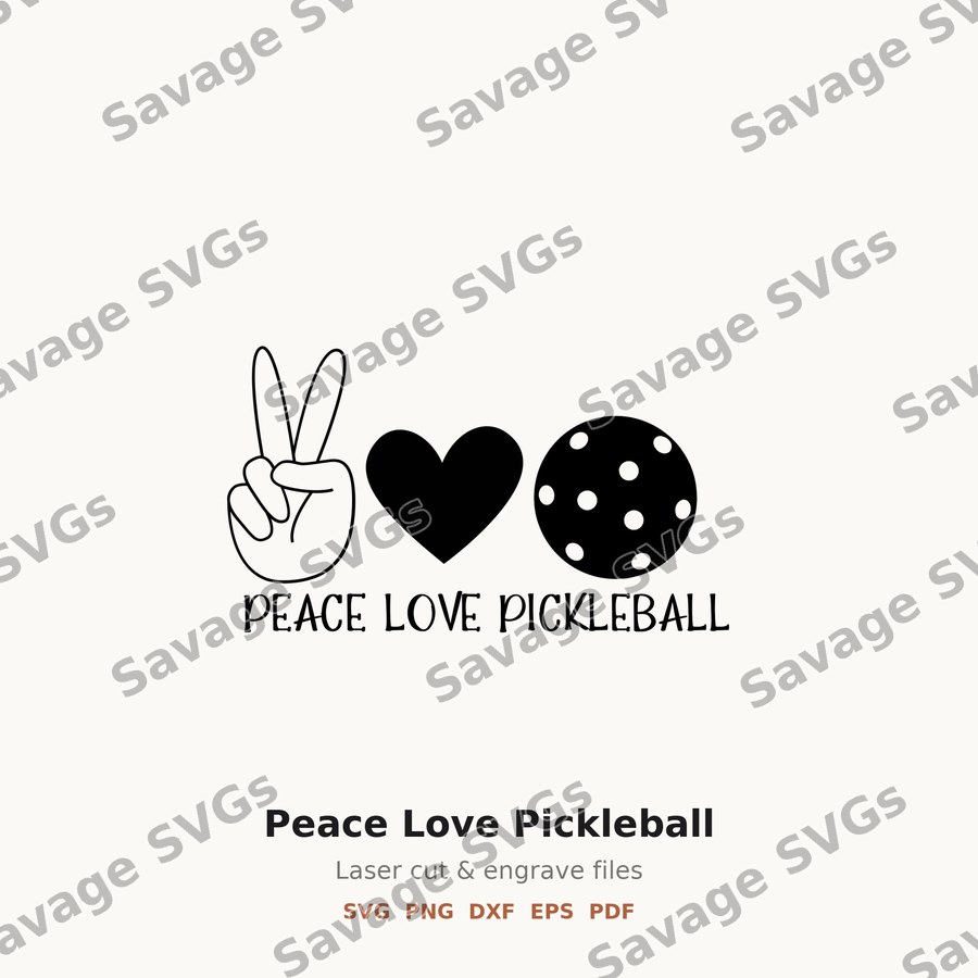 Peace Love Pickleball