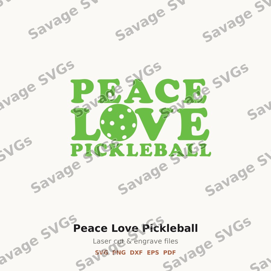 Peace Love Pickleball