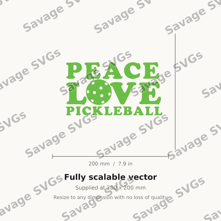 Peace Love Pickleball
