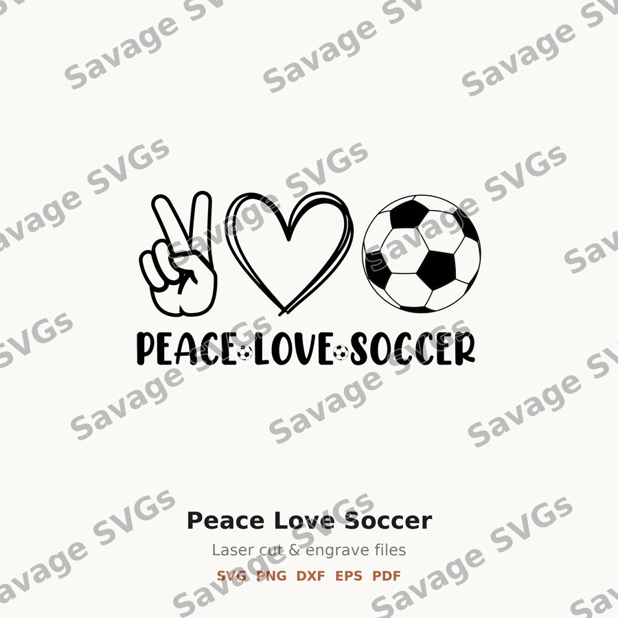 Peace Love Soccer