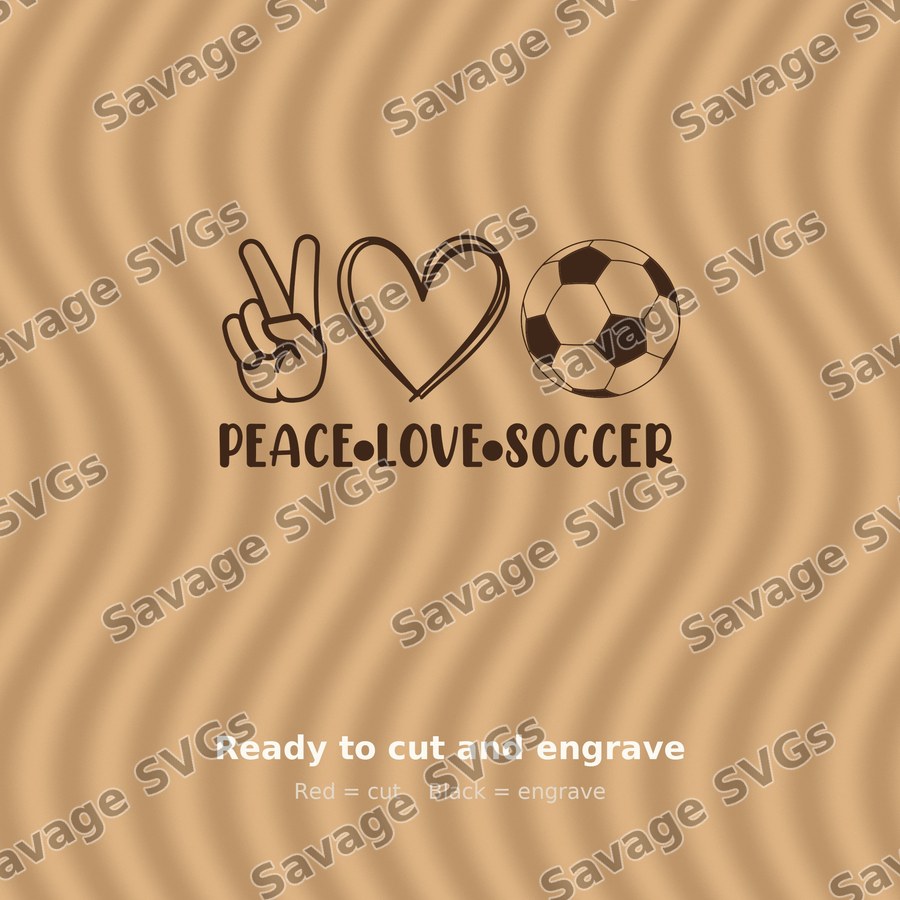 Peace Love Soccer