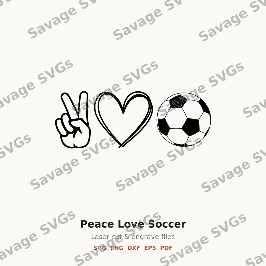 Peace Love Soccer