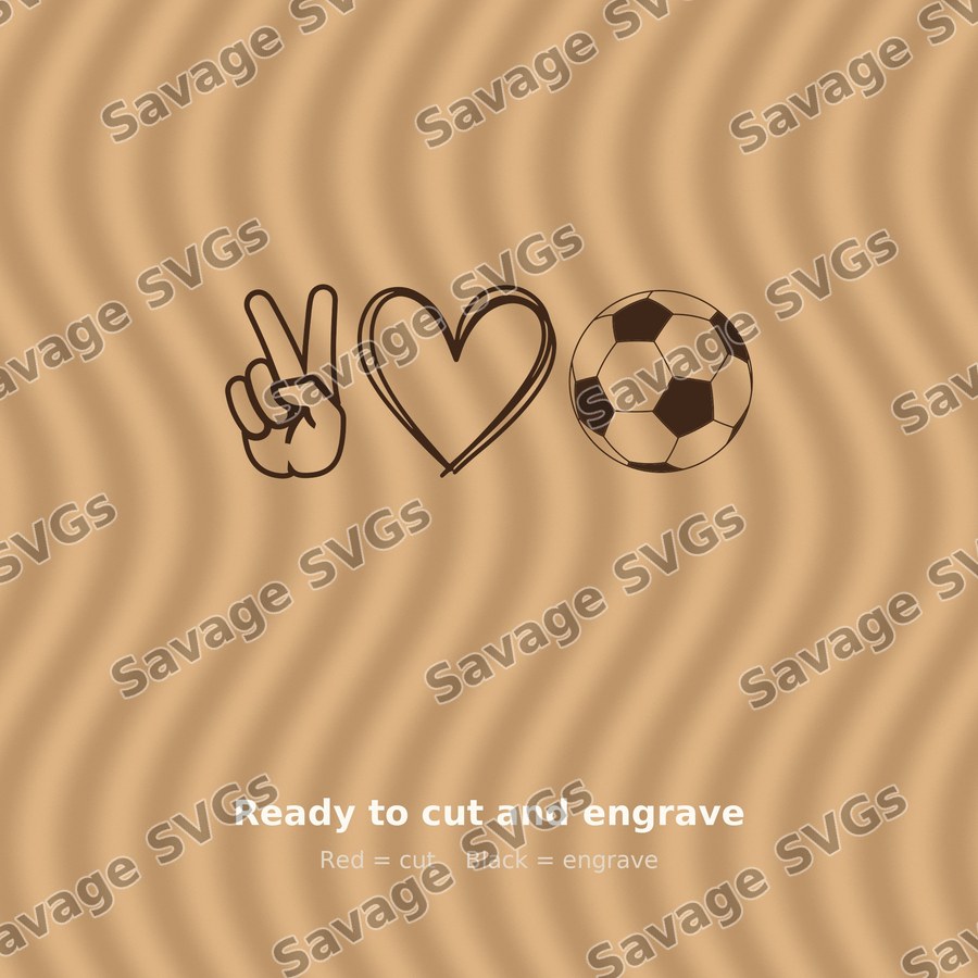 Peace Love Soccer