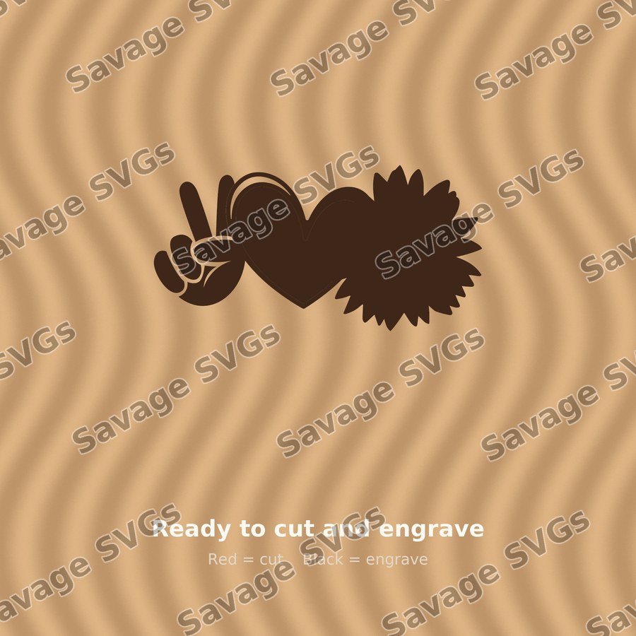 Peace Love Sunflower 01