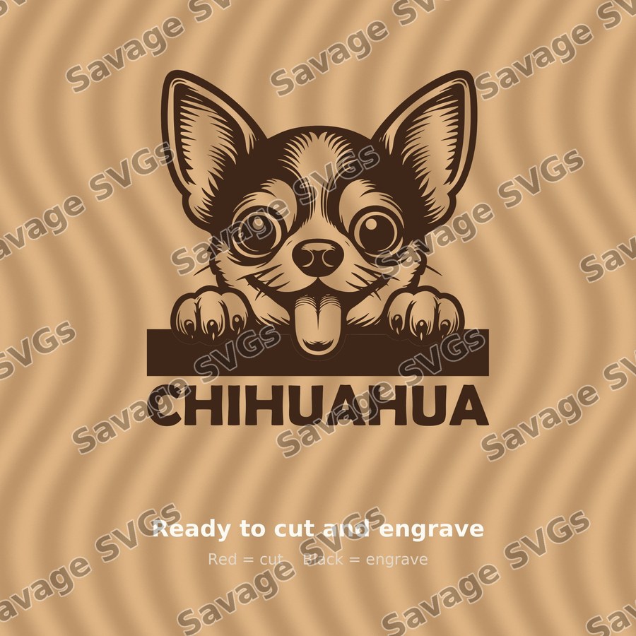 Peeking Chihuahua
