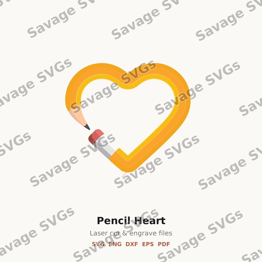 Pencil Heart