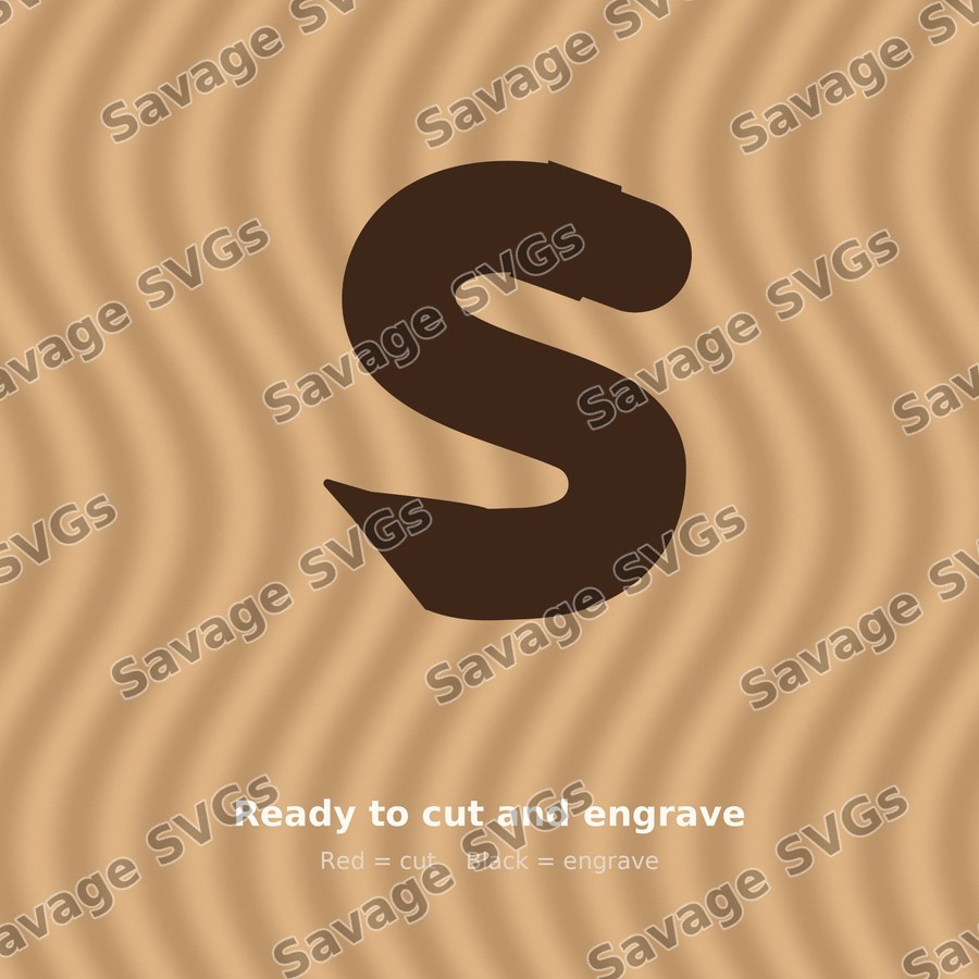 Pencil Letter S