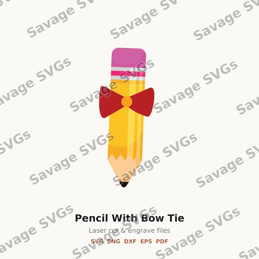 Pencil With Bow Tie