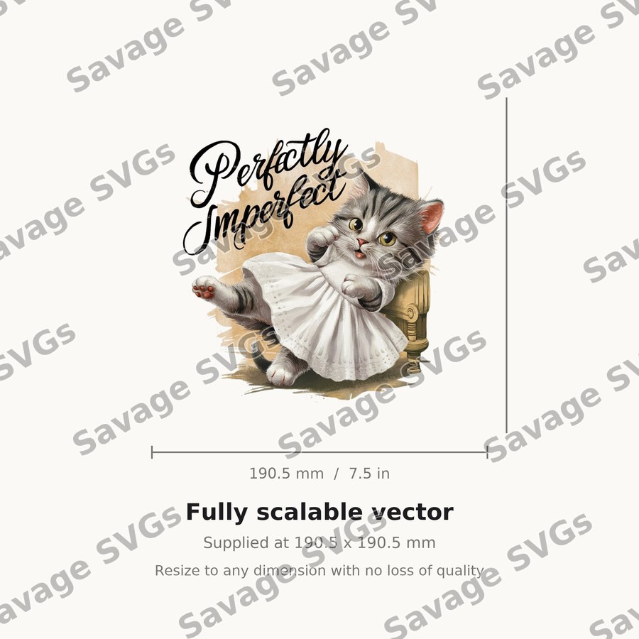 Perfectly Imperfect Cat