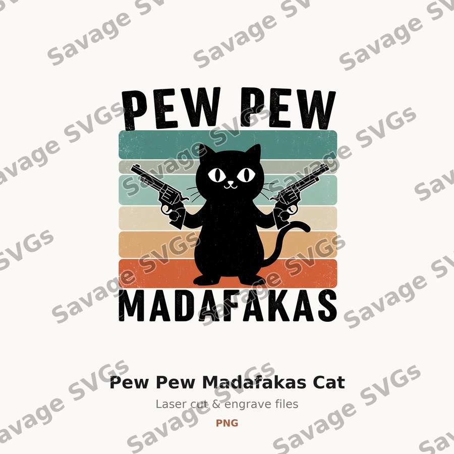 Pew Pew Madafakas Cat