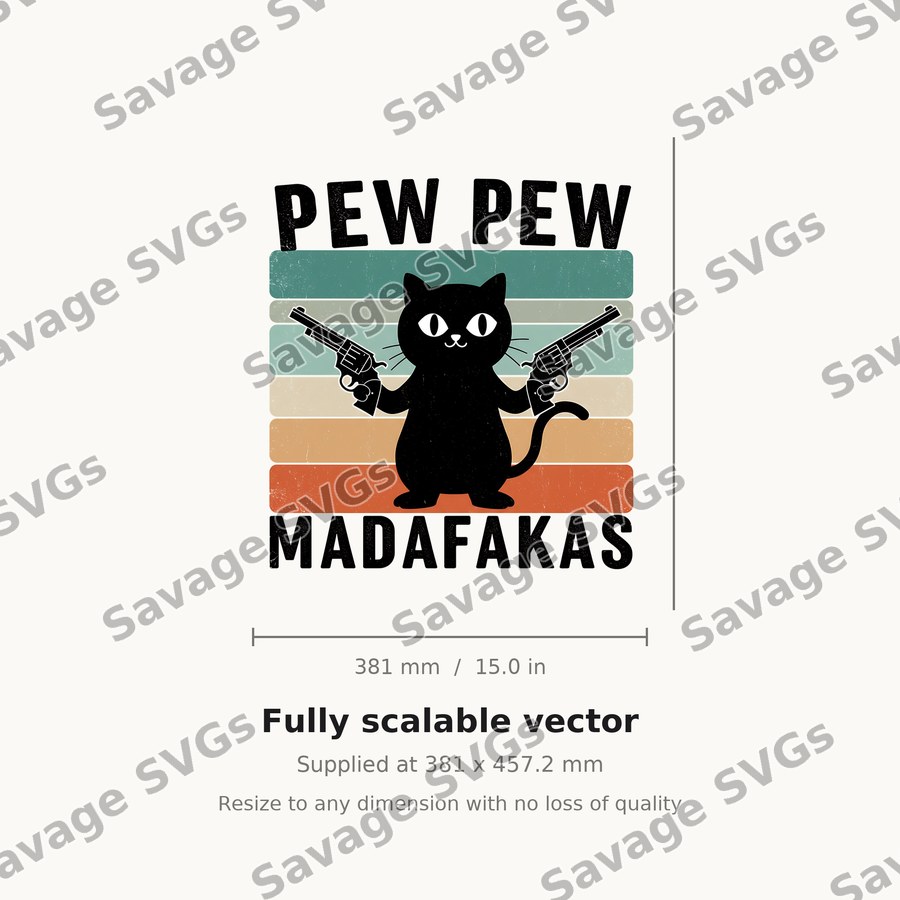 Pew Pew Madafakas Cat