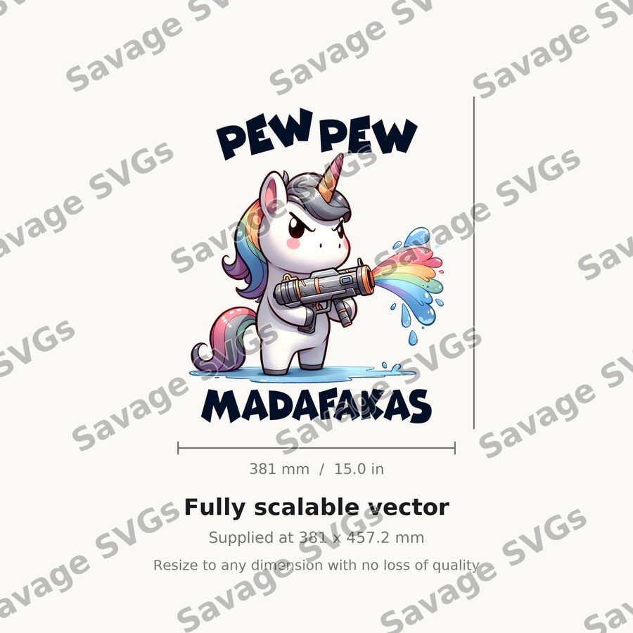 Pew Pew Madafakas Unicorn