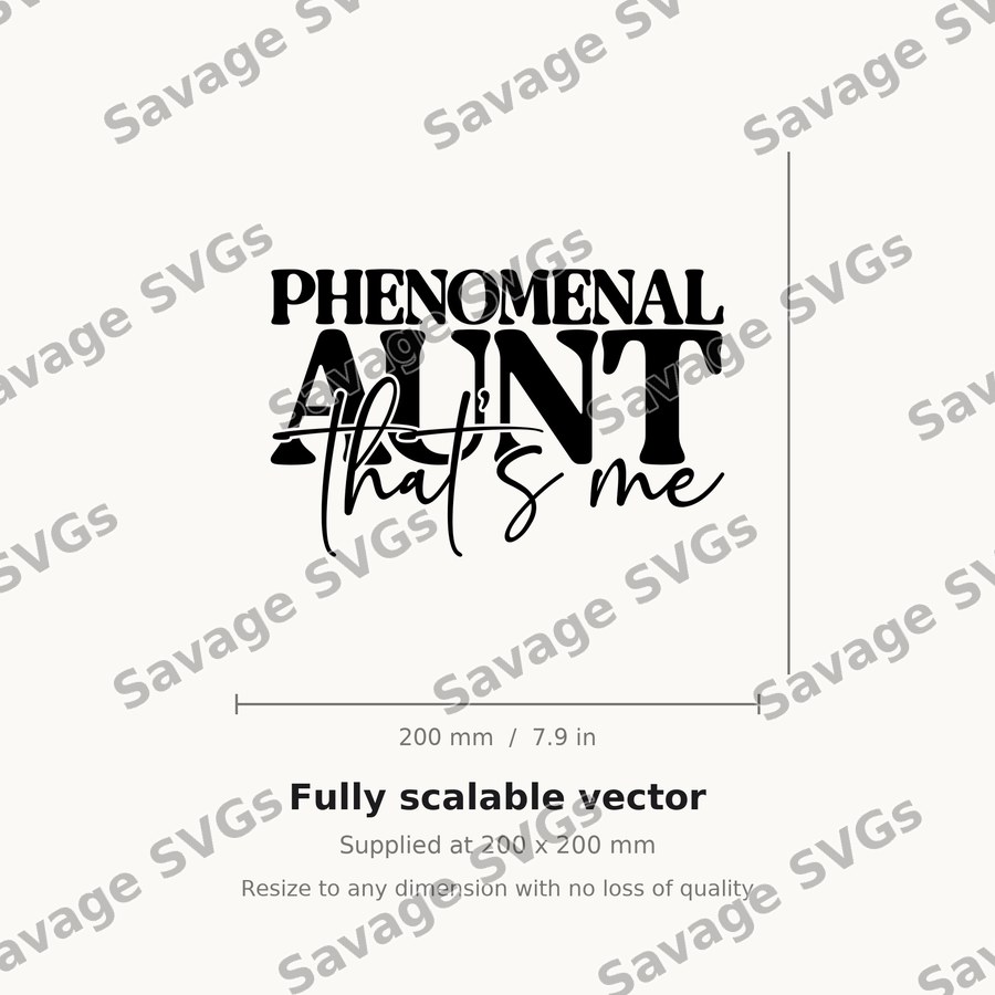 Phenomenal Aunt Quote
