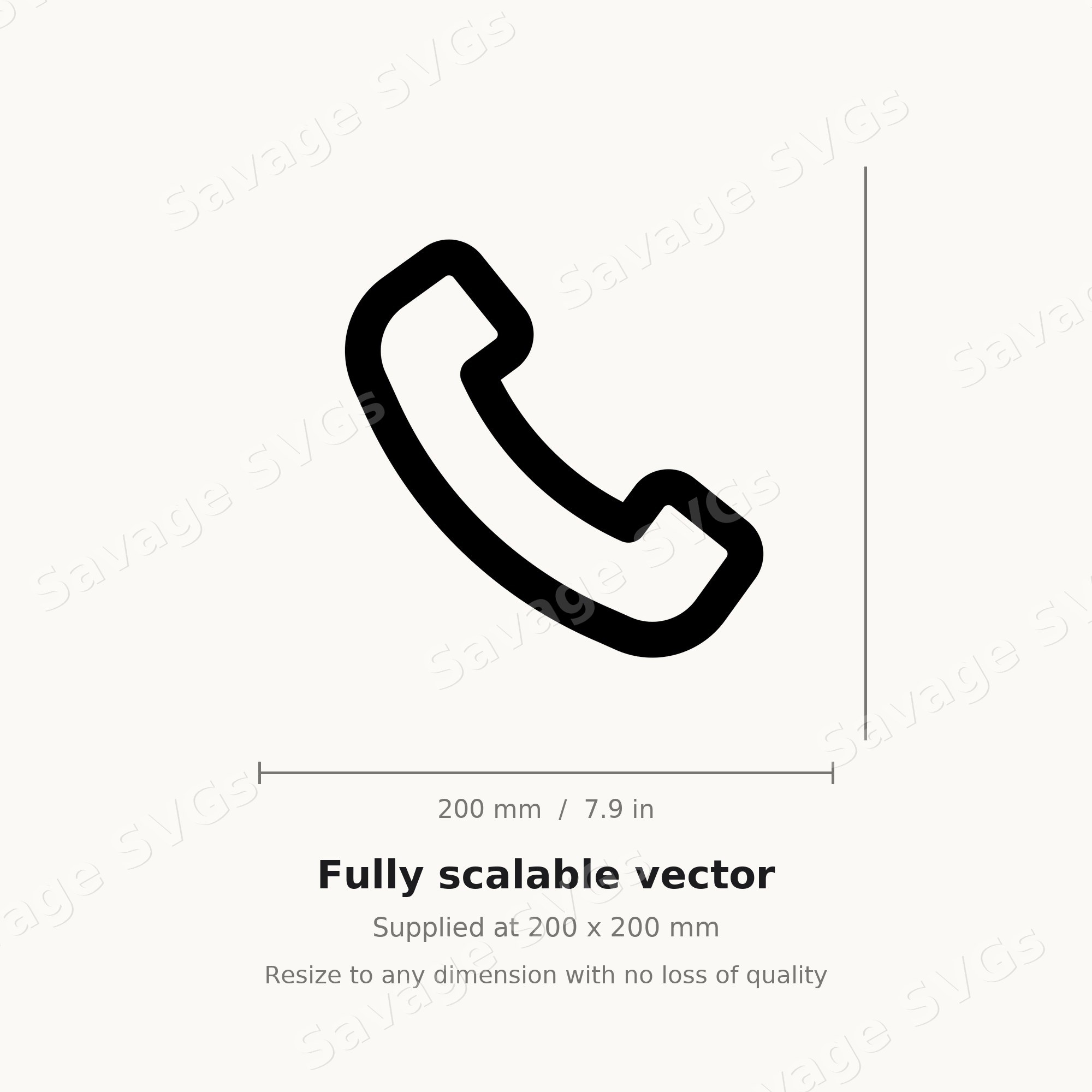 Phone Handset Icon