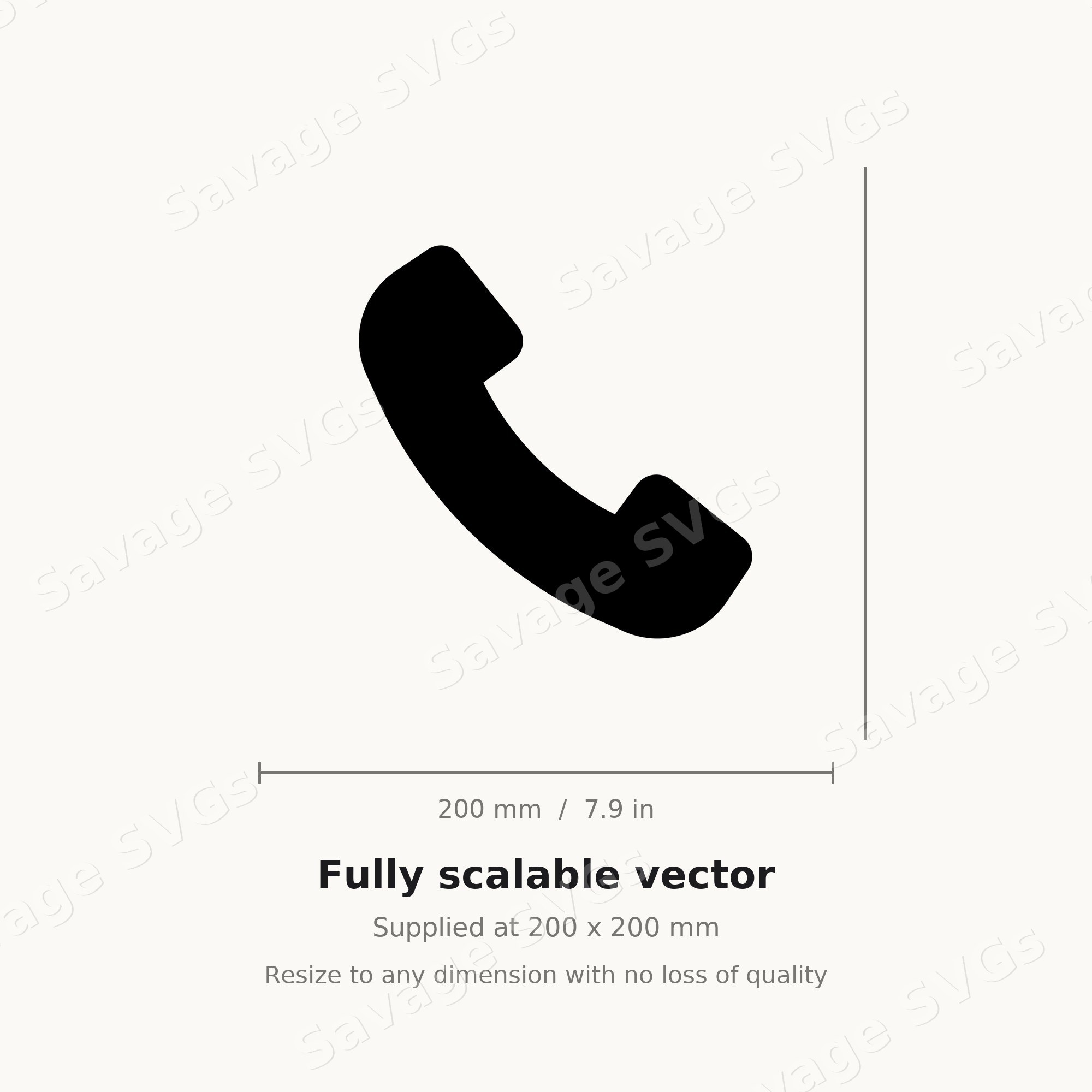 Phone Handset Icon