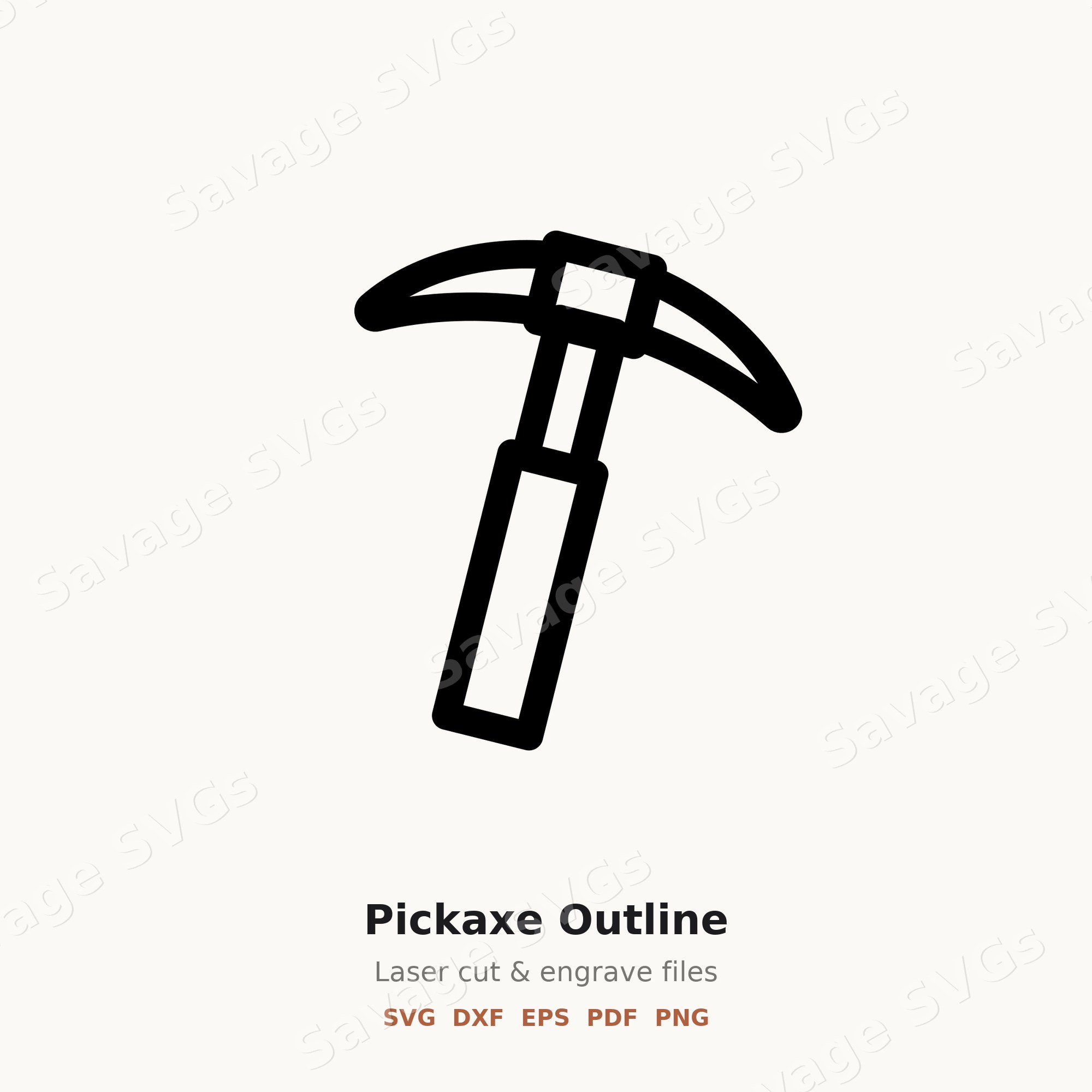 Pickaxe Outline
