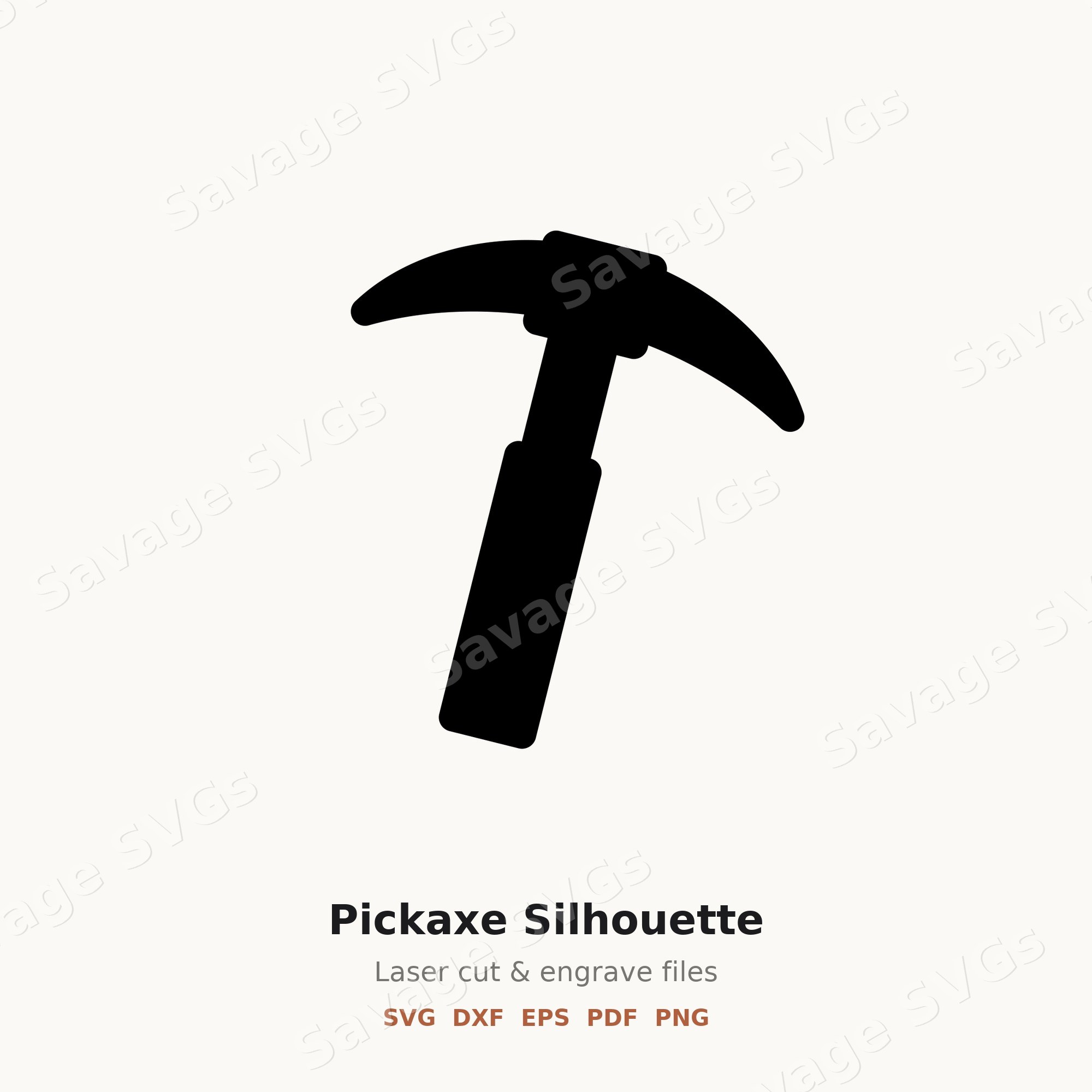 Pickaxe Silhouette