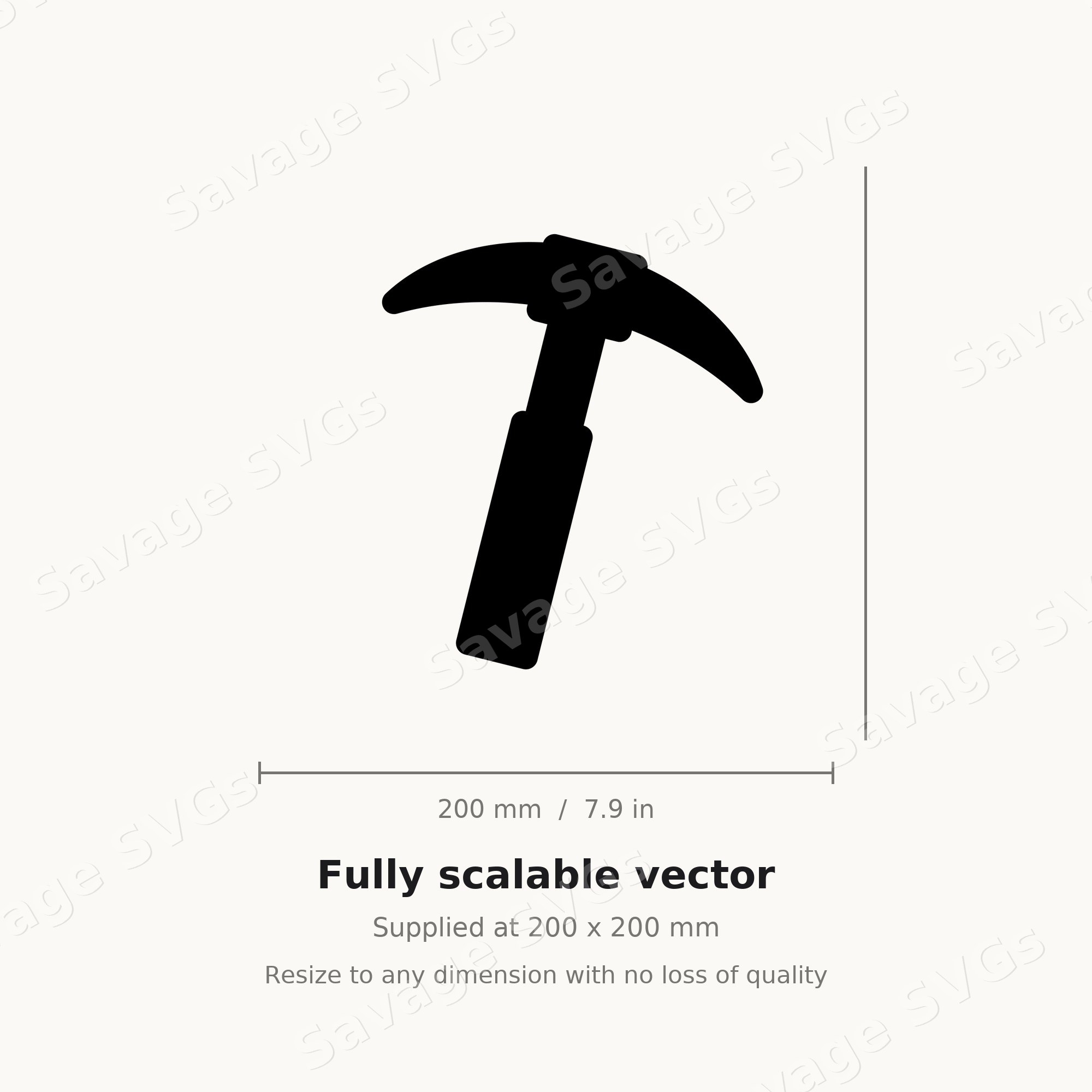 Pickaxe Silhouette