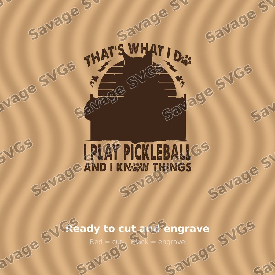 Pickleball Cat Quote
