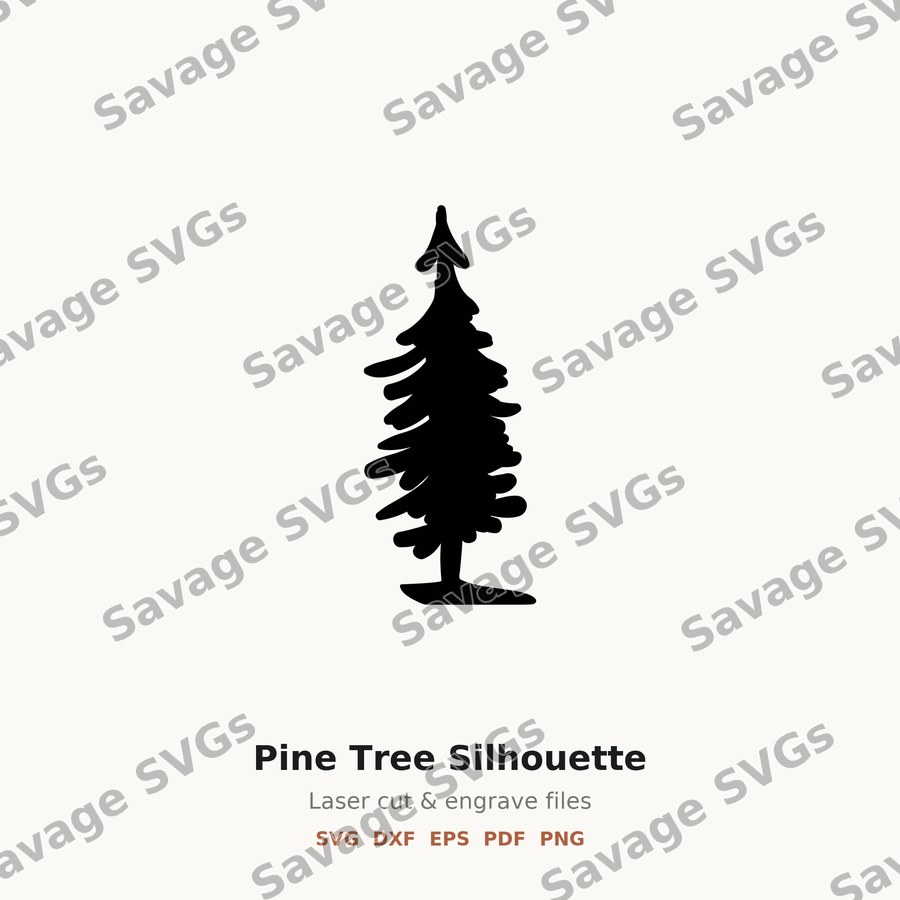 Pine Tree Silhouette