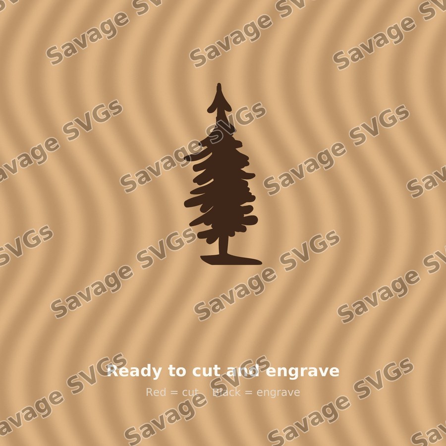 Pine Tree Silhouette